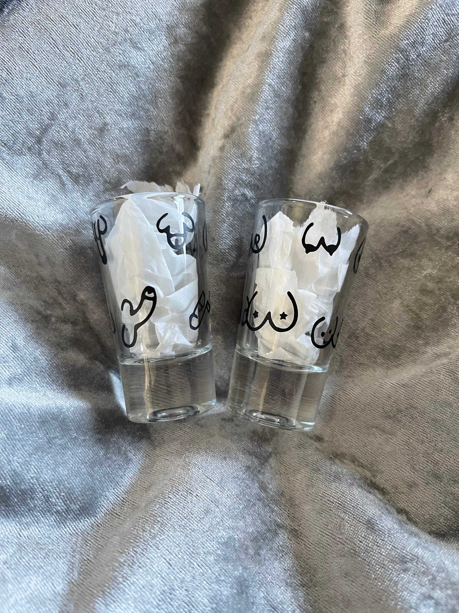 Willy & Boob shot glass