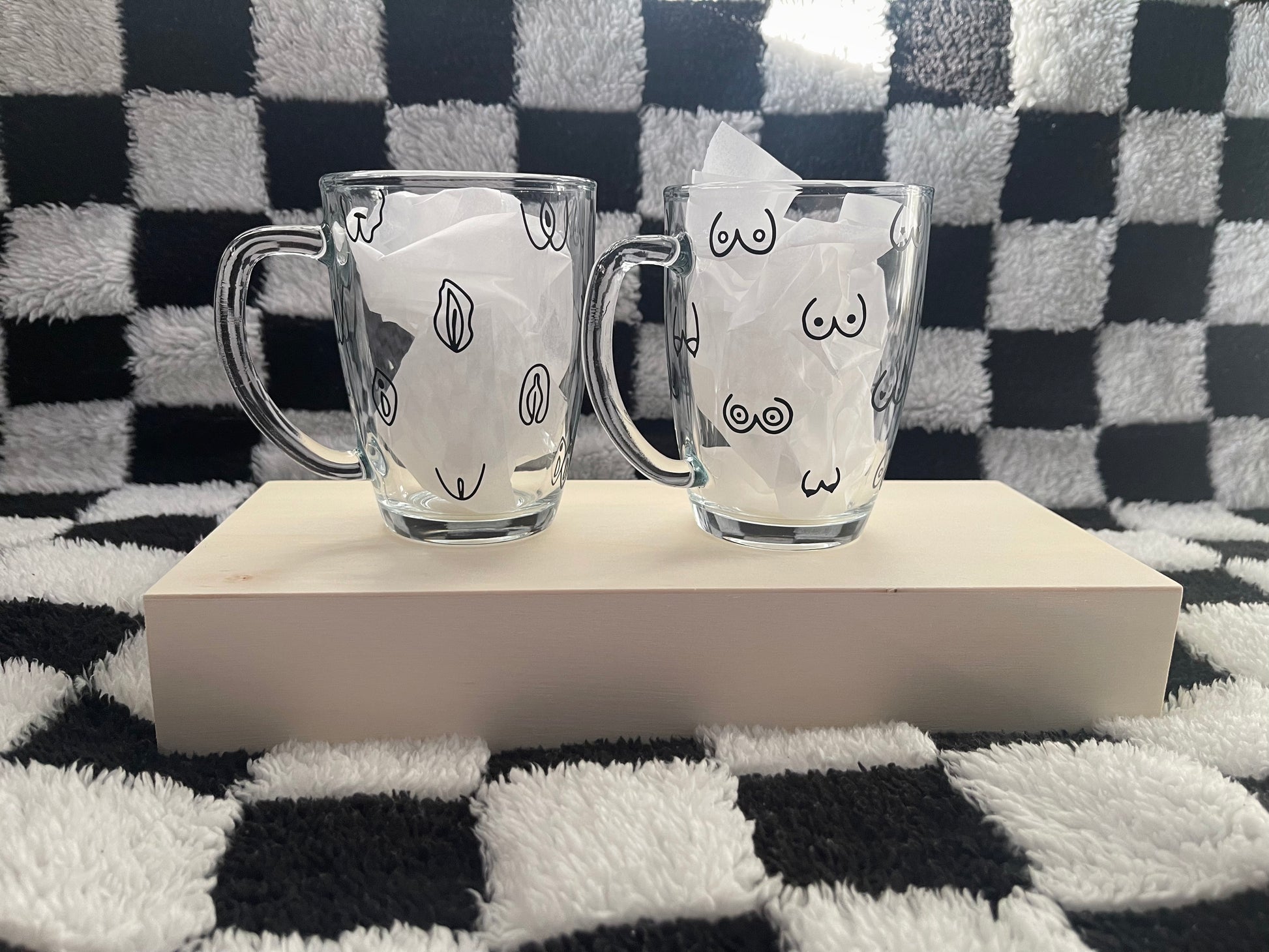 Rude Glass Mug