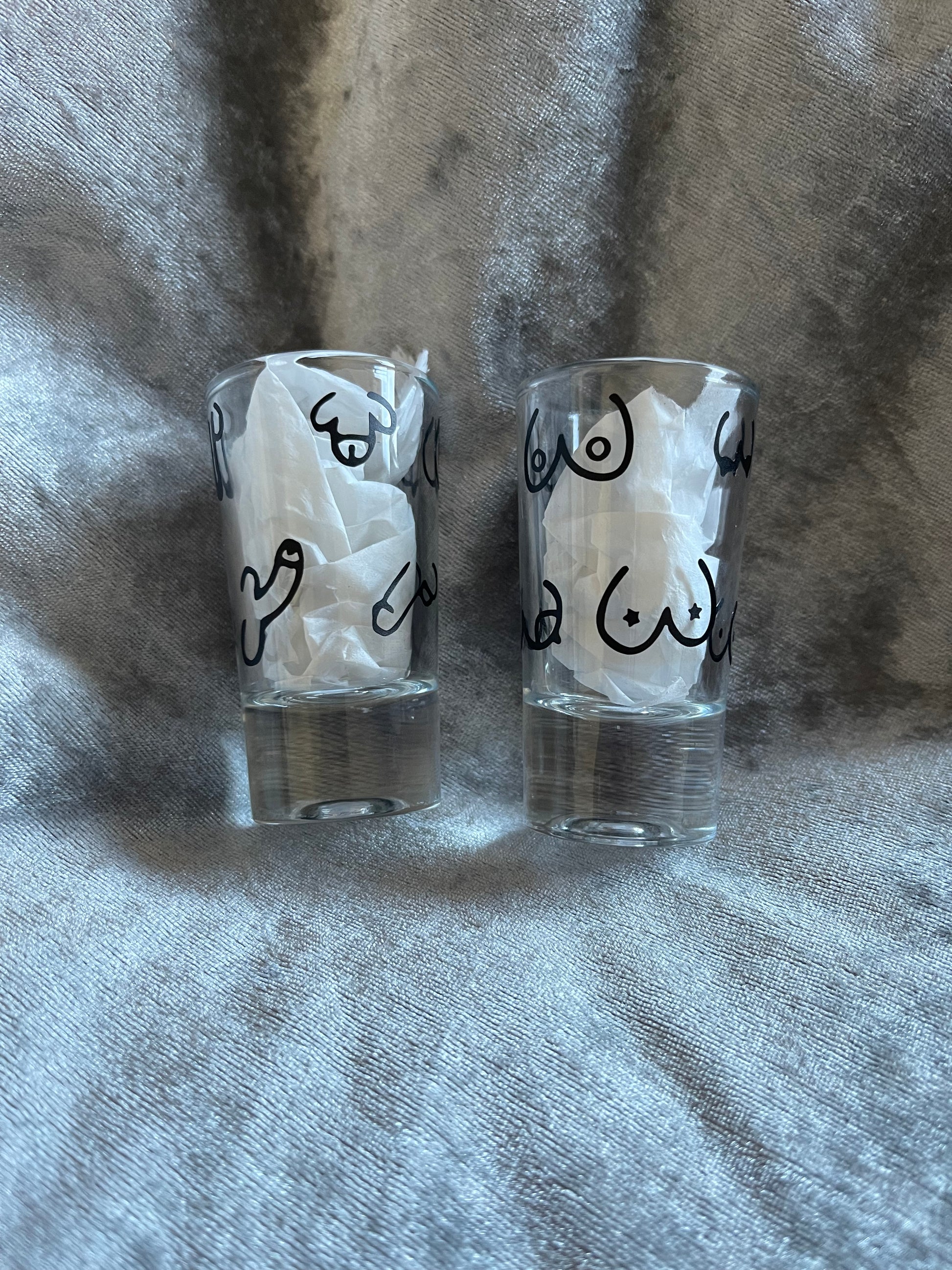 Willy & Boob shot glass