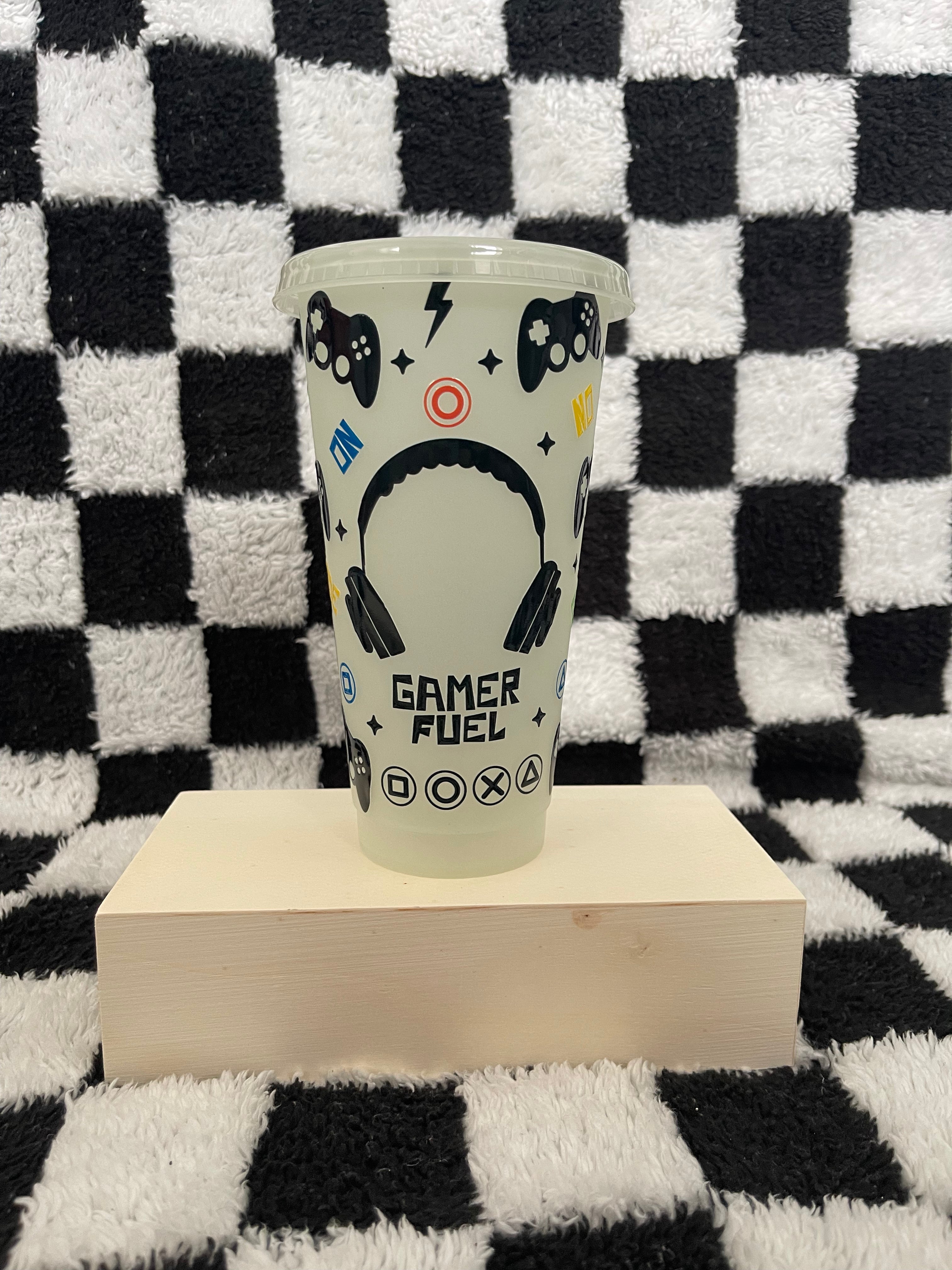 Glow in the Dark Gamer 24oz Cold Cup
