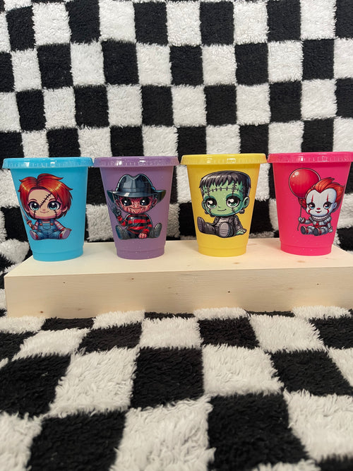 16oz Horror Style Cold Cup