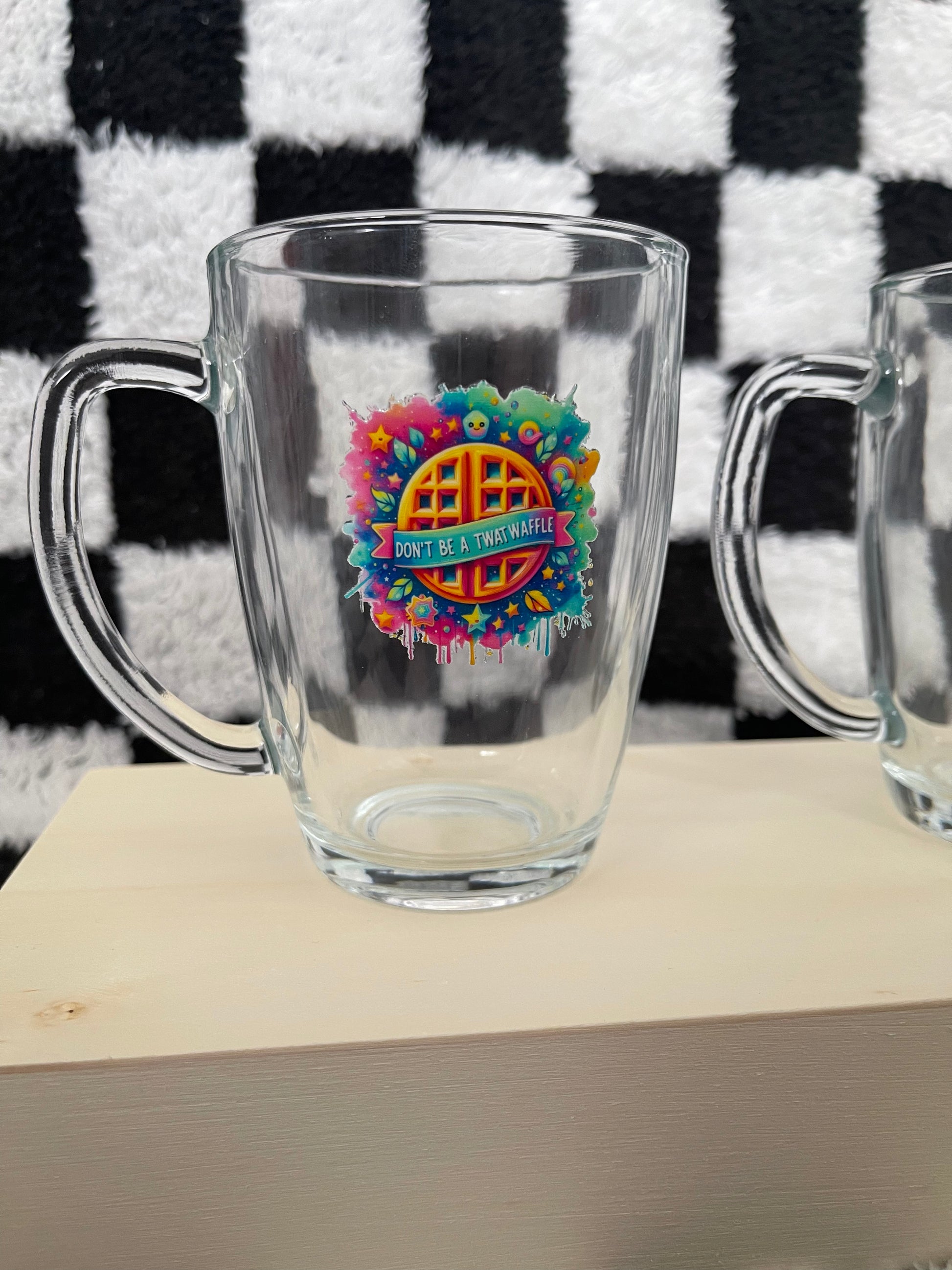 Rude Glass Tea Mug