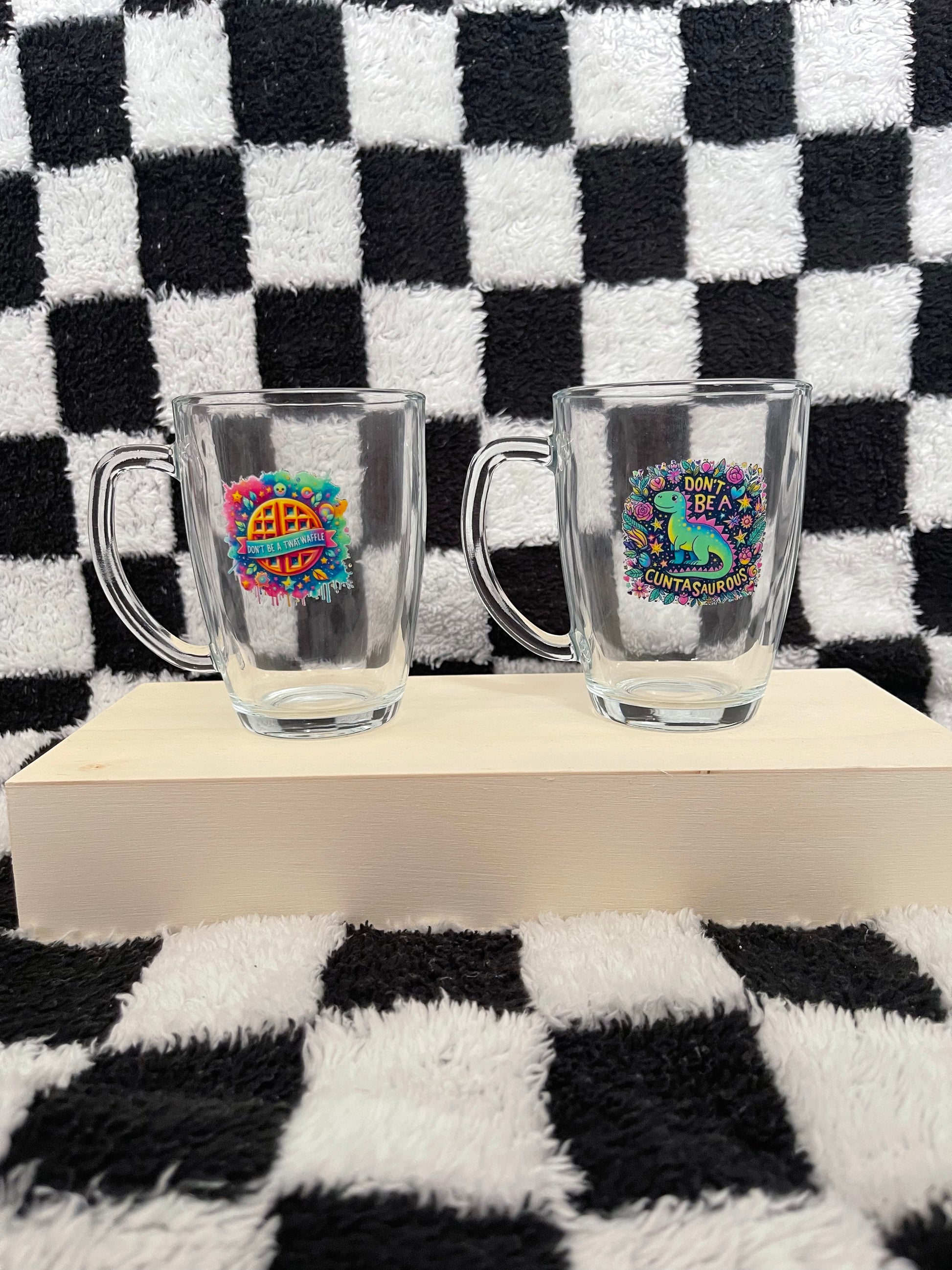 Rude Glass Tea Mug