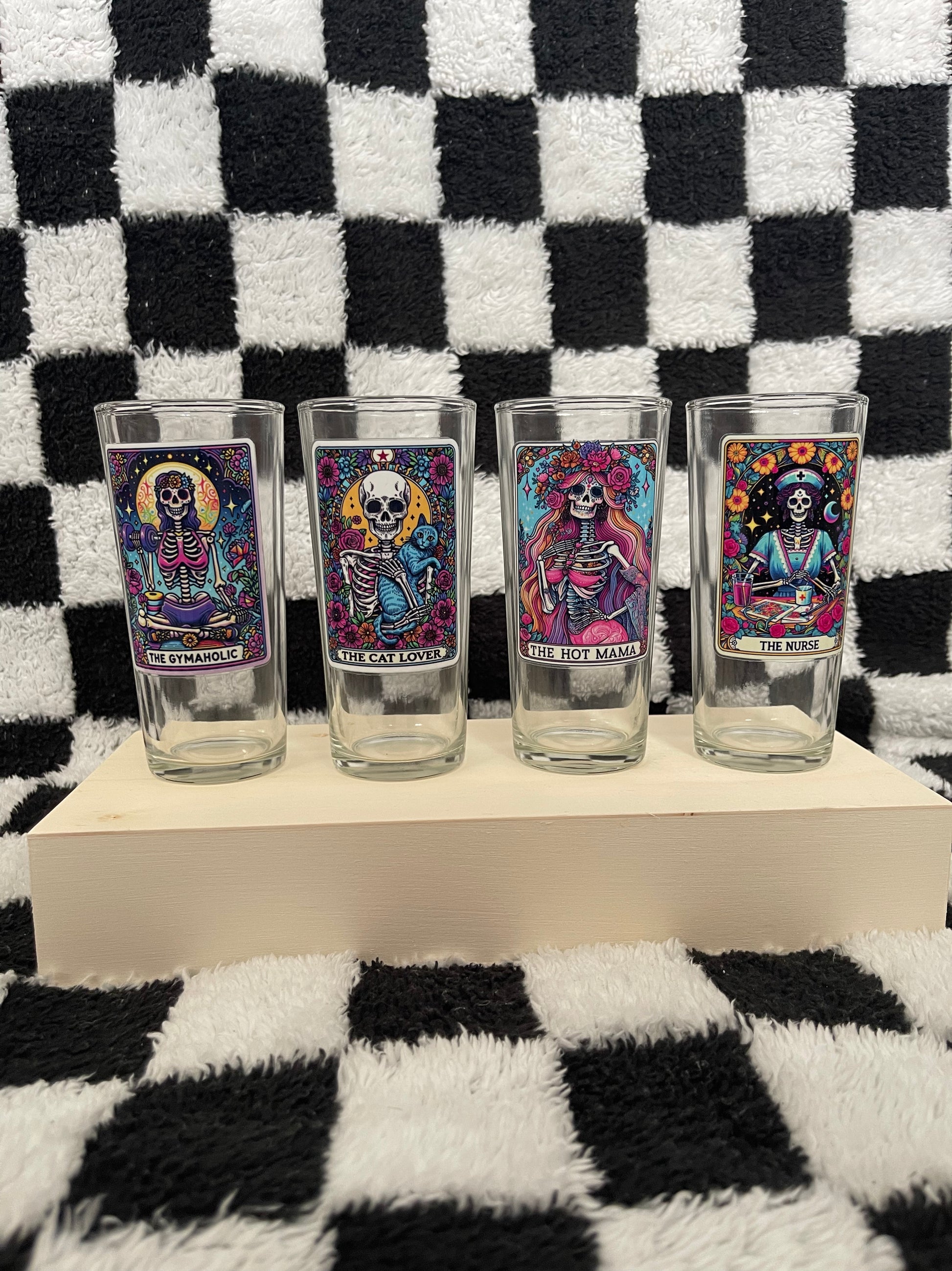 Tarot Card Drinking Glass