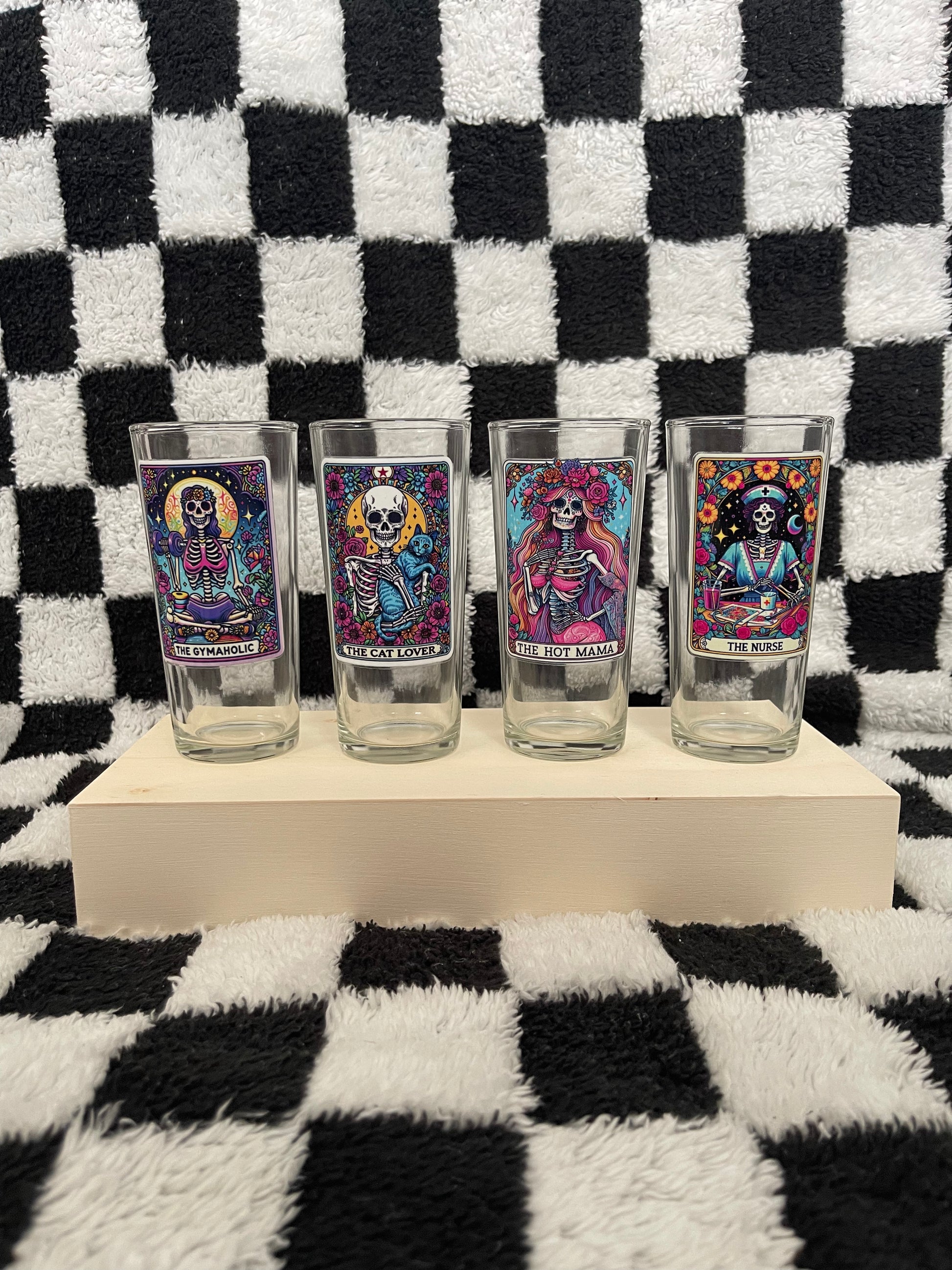 Tarot Card Drinking Glass