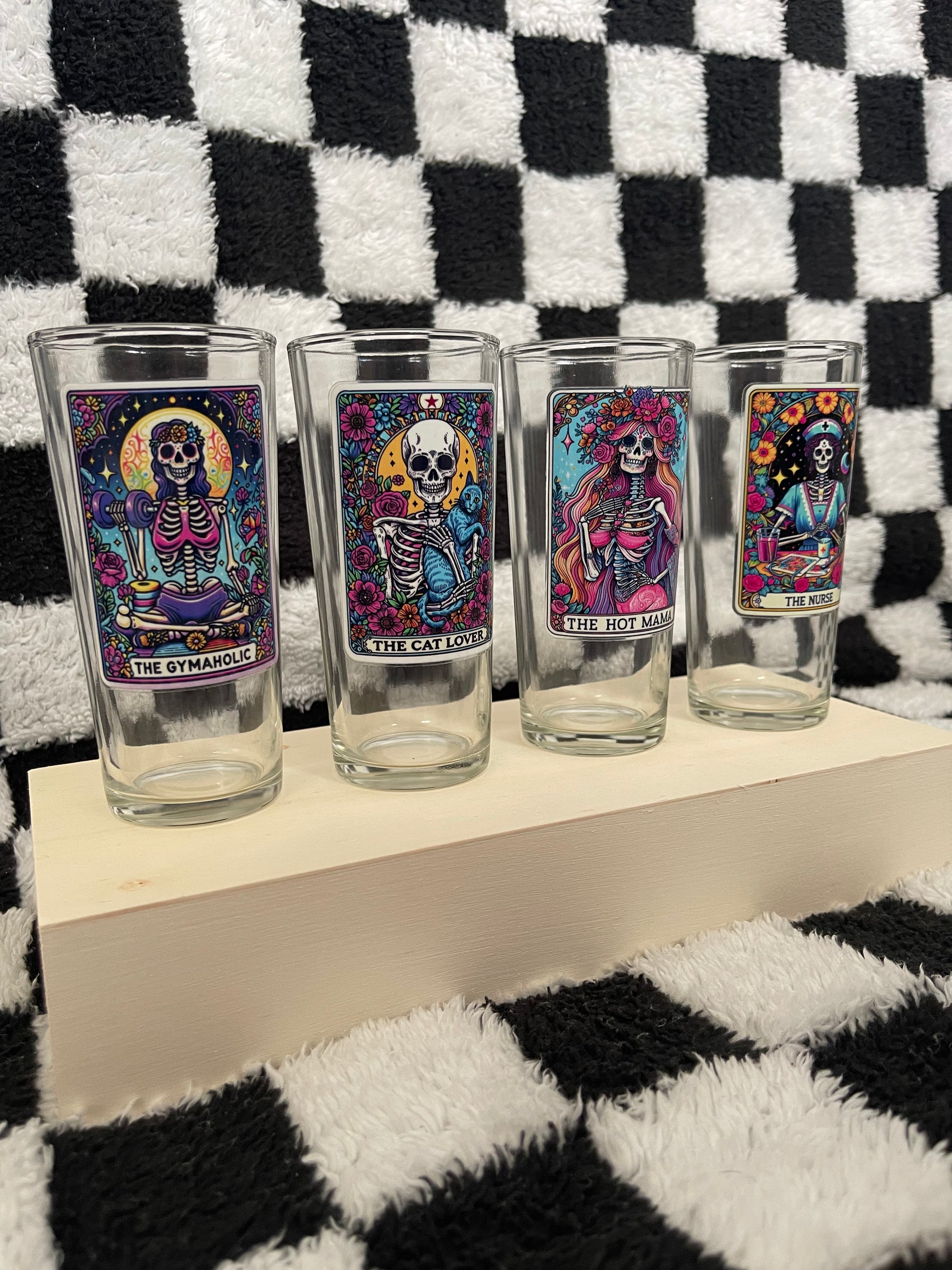 Tarot Card Drinking Glass