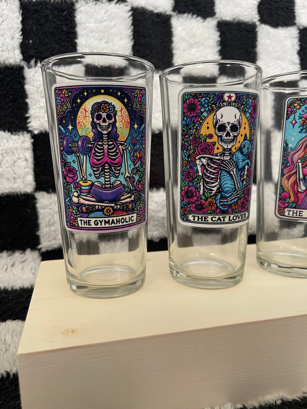 Tarot Card Drinking Glass