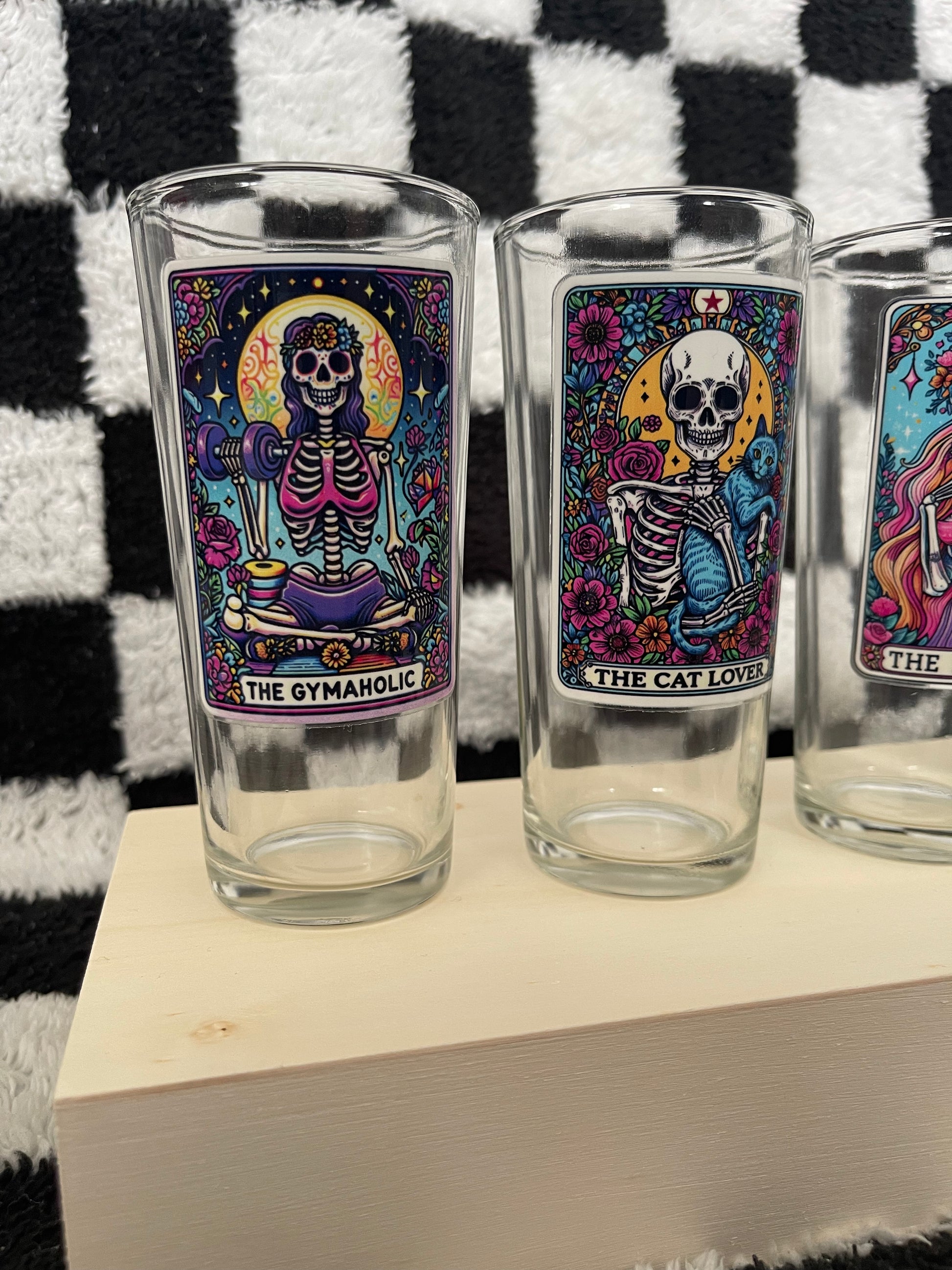 Tarot Card Drinking Glass