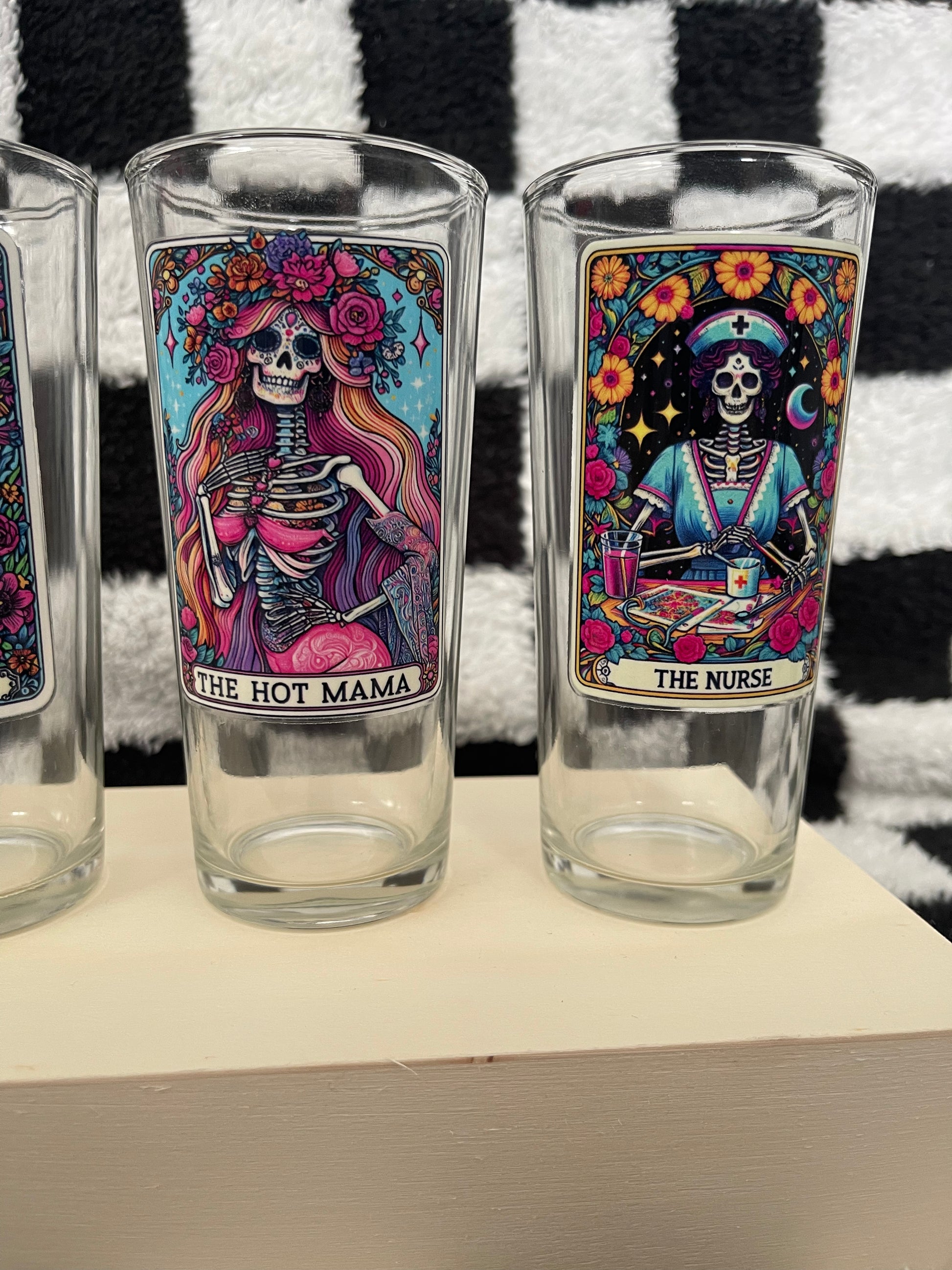 Tarot Card Drinking Glass